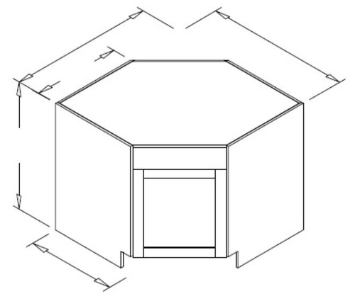 Styl Cabinets Lacquer Kitchen Cabinet - BCD1D36-MUNCIE