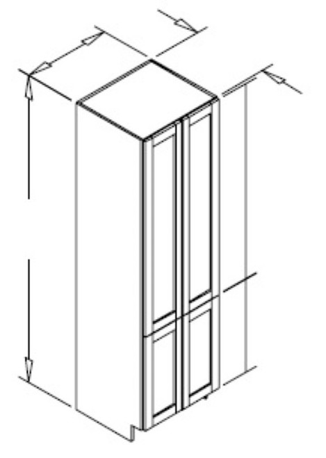Styl Cabinets Lacquer Bath Cabinet - L24-MUNCIE
