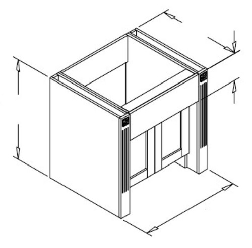 Styl Cabinets Lacquer Bath Cabinet - DSV39-MUNCIE