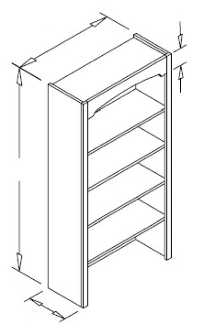 Styl Cabinets Lacquer Kitchen Cabinet - BKC21X60-ASPEN