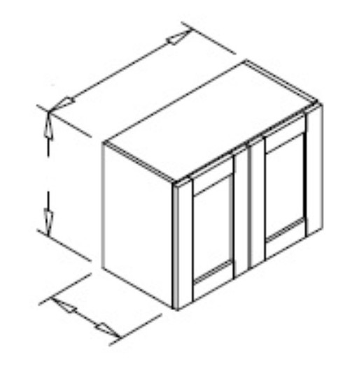 Styl Cabinets Lacquer Kitchen Cabinet - W36X18-OMNI