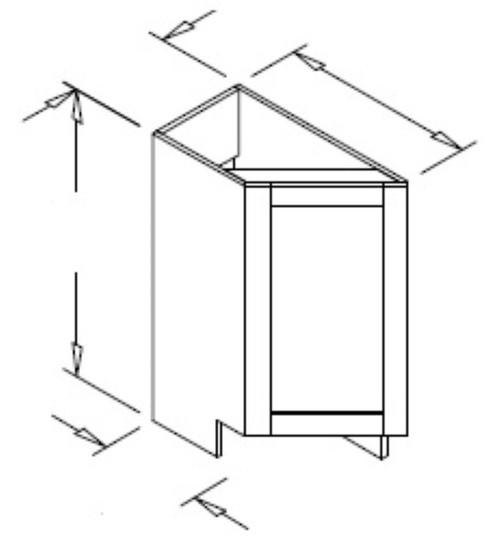 Styl Cabinets Lacquer Kitchen Cabinet - BEA12-OMNI