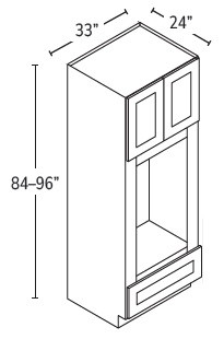 Forevermark Townsquare Grey Kitchen Cabinet - OC3384-TS