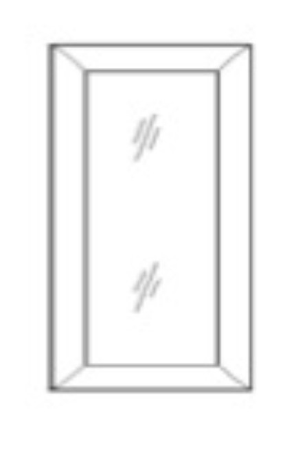 Forevermark Petit White Kitchen Cabinet - W3012BGD-PW