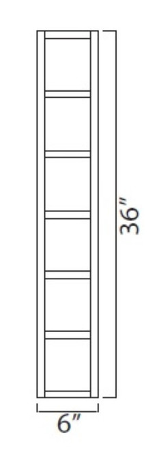 Forevermark Petit White Kitchen Cabinet - WC636-PW