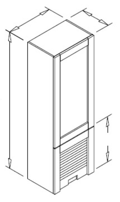 Styl Cabinets Lacquer Kitchen Cabinet - CWAG18X60-FLORENCE