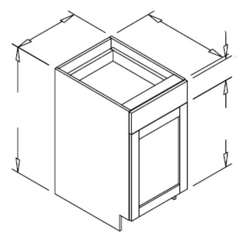 Styl Cabinets Lacquer Kitchen Cabinet - B24-1-FUTURA