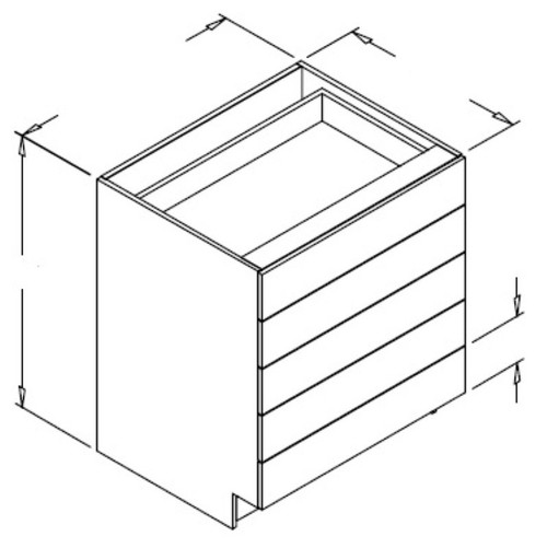 Styl Cabinets Lacquer Kitchen Cabinet - D5B12-FUTURA