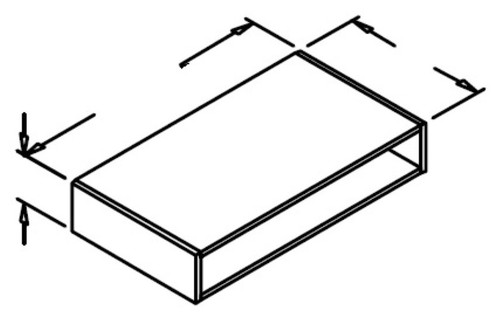 Styl Cabinets Lacquer Entertainment Cabinet - VCRSHELF24-FUTURA