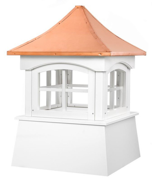 Good Directions Windsor Vinyl Cupola with Copper Roof 22" x 32" 2122WV