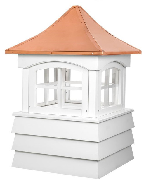 Good Directions Guilford Vinyl Shiplap Cupola with Copper Roof 60" x 96" 2160GV