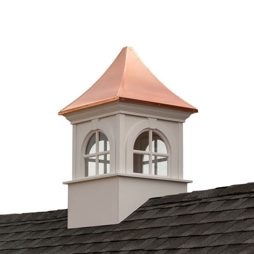 Good Directions Smithsonian Fairfax Vinyl Cupola with Copper Roof 36" x 58" PS36SW