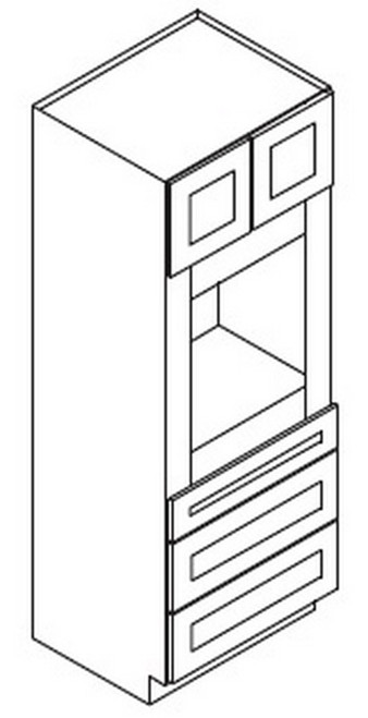 Forevermark Gramercy White Kitchen Cabinet - OC3384-GW