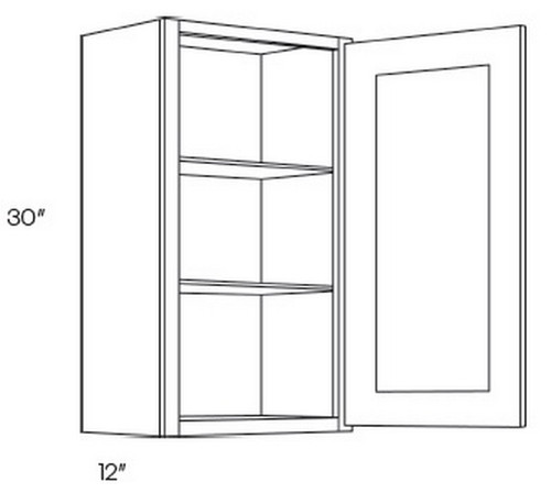 CNC Cabinetry Country Oak Honey Kitchen Cabinet - W1530