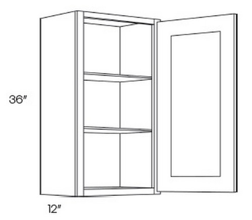 CNC Cabinetry Luxor White Kitchen Cabinet - W2136