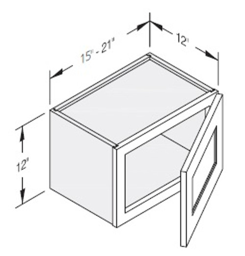 Cab-Tec Shaker Caramel Kitchen Cabinet - SC-W2142