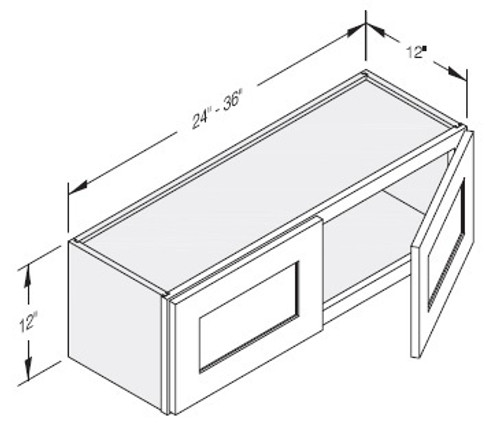 Cab-Tec Shaker Caramel Kitchen Cabinet - SC-W3612