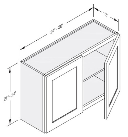 Cab-Tec Shaker Caramel Kitchen Cabinet - SC-W3021