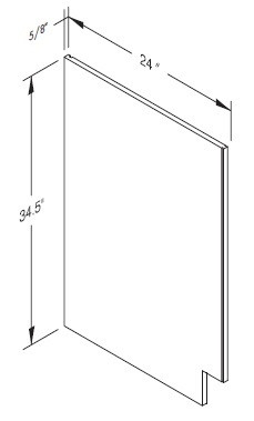 Cab-Tec Shaker Caramel Kitchen Cabinet - SC-BEPR