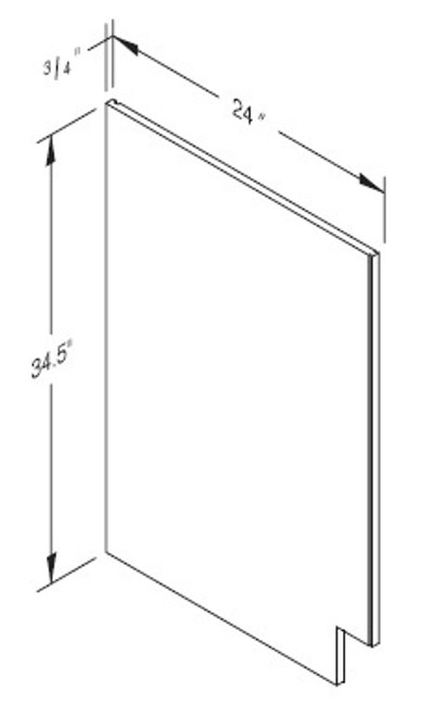 Cab-Tec Shaker Caramel Kitchen Cabinet - SC-BEPL