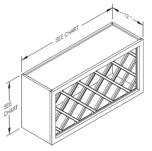 Cab-Tec Shaker Caramel Kitchen Cabinet - SC-WR3018