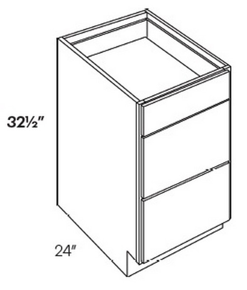 CNC Cabinetry Luxor White Kitchen Cabinet - VDB12-HA