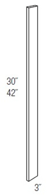 JSI Cabinetry Trenton Slab Greige Kitchen Cabinet - WF330-KTS-GG