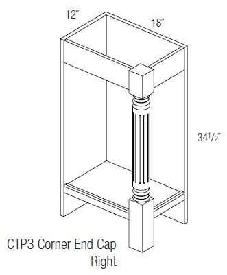 JSI Cabinetry Trenton Slab Kitchen Cabinet - CEC2-R-KTS-IT