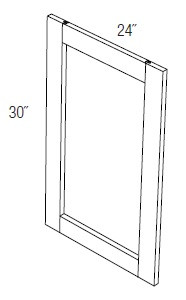 JSI Cabinetry Trenton Slab Kitchen Cabinet - BDEC-KTS-IT