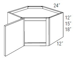 JSI Cabinetry Dover Truffle Kitchen Cabinet - WDC2412-DT