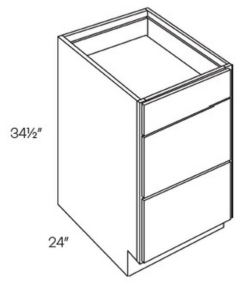 CNC Cabinetry Luxor Smoky Grey Kitchen Cabinet - DB24