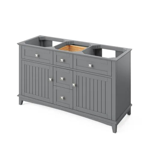 Jeffrey Alexander - Bath Vanity - Weathered Grey - VKITWAV60WGBGR