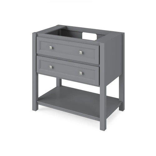 Jeffrey Alexander - Bath Vanity - Grey - VKITADL36GRBOR