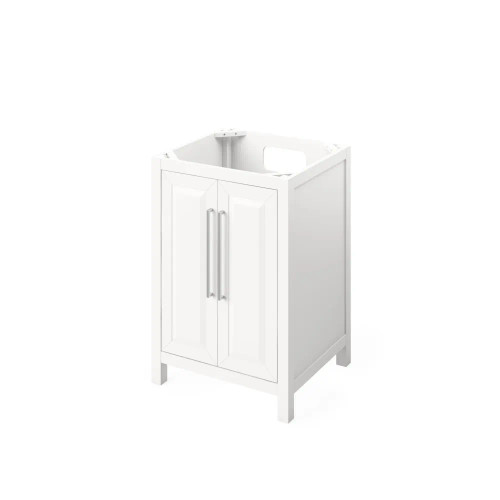 Jeffrey Alexander - Bath Vanity - White - VN2CAD-24-WH-NT