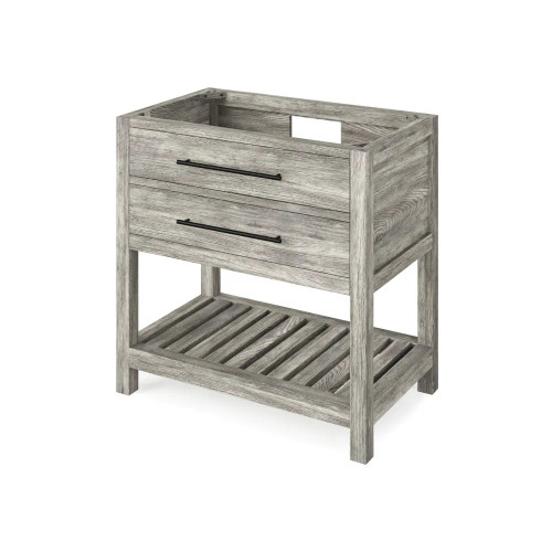 Jeffrey Alexander - Bath Vanity - Weathered Grey - VN2WAV-36-WG-NT