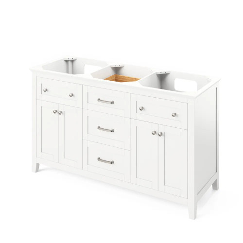 Jeffrey Alexander - Bath Vanity - White - VKITCHA60WHBGR