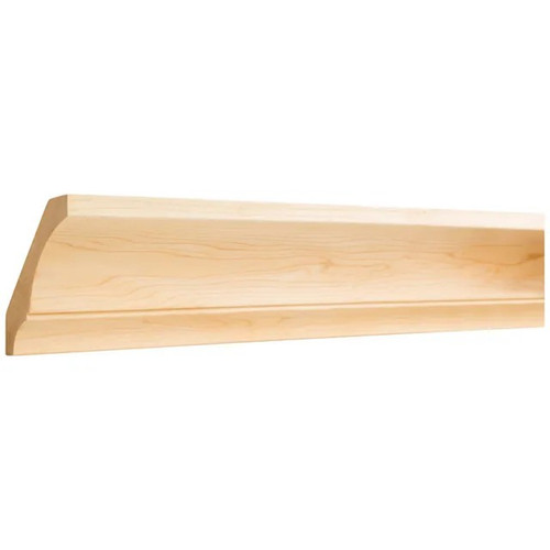 Hardware Resources - 3/4" x 5" Contemporary Cove Moulding with Steps - Hard Maple - CONCOV-5-HMP