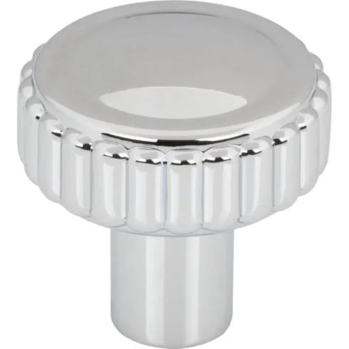 Top Knobs - Coddington Collection - Holden 1 1/4" Length Round Knob - Polished Chrome - TK3180PC