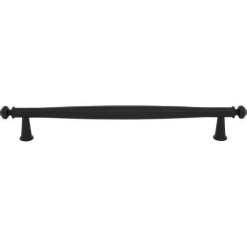 Top Knobs - Coddington Collection - Coddington 12" Center to Center Appliance Pull - Flat Black - TK3197BLK
