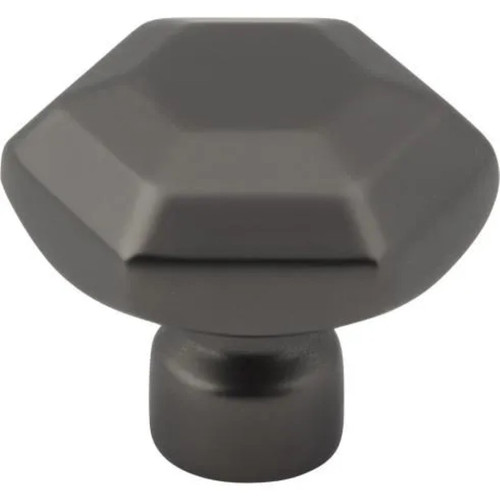 Top Knobs - Coddington Collection - Dustin 1 1/4" Length Geometric Knob - Ash Gray - TK3200AG