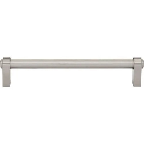 Top Knobs - Coddington Collection - Lawrence 6 5/16" Center to Center Bar Pull - Brushed Satin Nickel - TK3212BSN