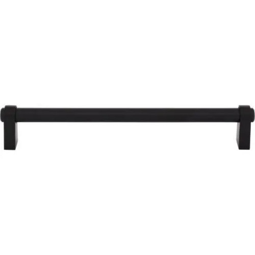 Top Knobs - Coddington Collection - Lawrence 7 9/16" Center to Center Bar Pull - Flat Black - TK3213BLK