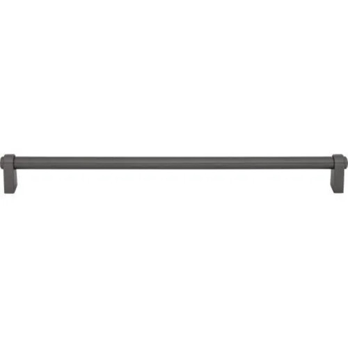 Top Knobs - Coddington Collection - Lawrence 12" Center to Center Bar Pull - Ash Gray - TK3215AG