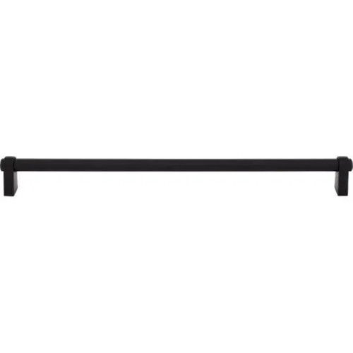 Top Knobs - Coddington Collection - Lawrence 12" Center to Center Bar Pull - Flat Black - TK3215BLK