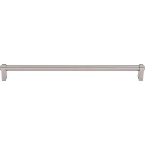 Top Knobs - Coddington Collection - Lawrence 12" Center to Center Bar Pull - Brushed Satin Nickel - TK3215BSN