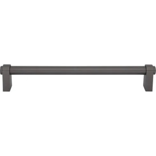 Top Knobs - Coddington Collection - Lawrence 12" Center to Center Appliance Pull - Ash Gray - TK3216AG