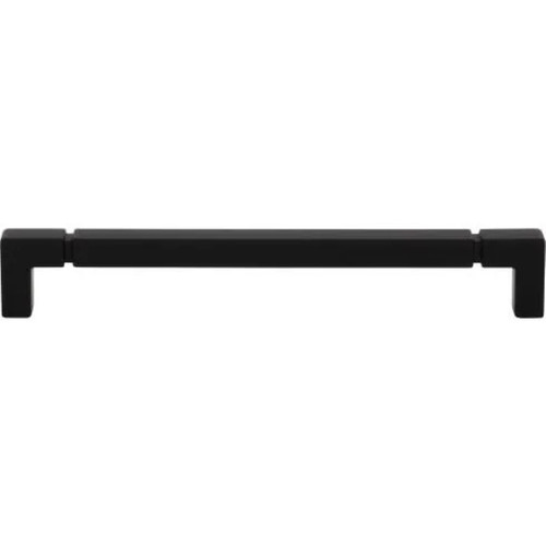 Top Knobs - Coddington Collection - Langston 7 9/16" Center to Center Bar Pull - Flat Black - TK3224BLK