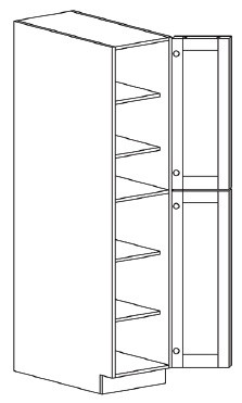 Life Art Cabinetry - Tall Pantry Cabinet - PC1884 - Oxford
