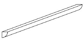 Life Art Cabinetry - Quarter Round Molding - QR8 - Oxford