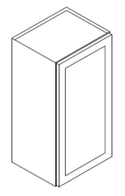 Forevermark Rio Vista White Shaker Kitchen Cabinet - W2712B-VW